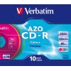 Verbatim CD-R AZO Colours 700 MB 48x 10 szt.
