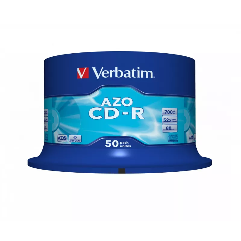 Verbatim CD-R AZO Crystal 700 MB 52x 50 szt.
