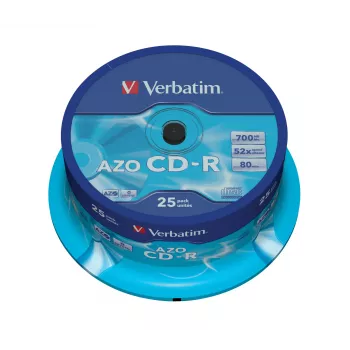 Verbatim CD-R AZO Crystal 700 MB 52x 25 szt.