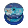 Verbatim CD-R AZO Wide Inkjet Printable no ID 700 MB 52x 50 szt.