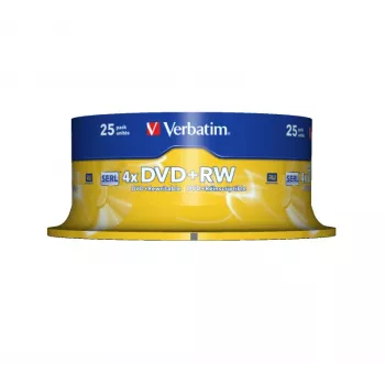 Verbatim DVD+RW Matt srebrny 4.7 GB 25 szt.