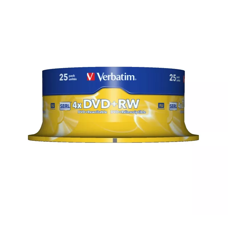 Verbatim DVD+RW Matt srebrny 4.7 GB 25 szt.