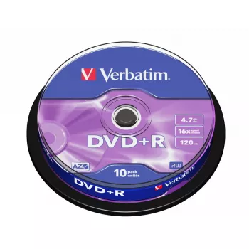 Verbatim DVD+R Matt srebrny 4,7 GB 10 szt.