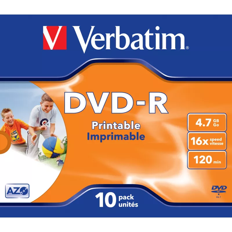 Verbatim 43521 czysta płyta DVD 4,7 GB DVD-R 10 szt.