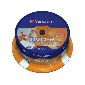 Verbatim 43538 czysta płyta DVD 4.7 GB DVD-R 25 szt.