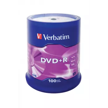 Verbatim DVD+R Matt srebrny 4.7 GB 100 szt.