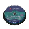 Verbatim DVDVER00072B, DVD-RW, Wrzeciono, 10 szt., 4,7 GB