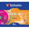 Verbatim DVD-R Colour 4.7 GB 5 szt.