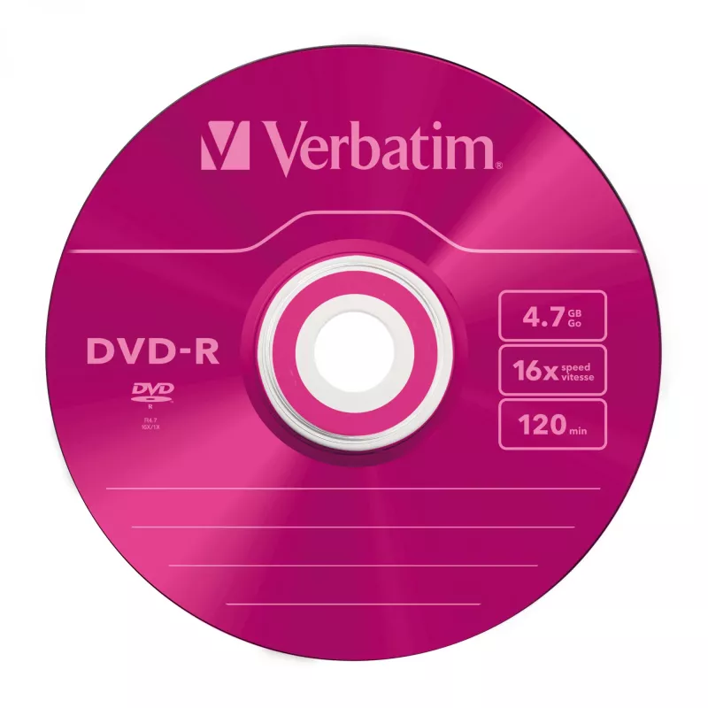 Verbatim DVD-R Colour 4.7 GB 5 szt.