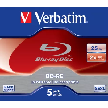 Verbatim 43615 czysta płyta Blu-ray BD-RE 25 GB 5 szt.