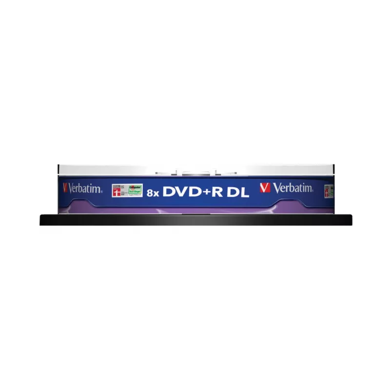 Verbatim VB-DPD55S1, DVD+R DL, 120 mm, wrzeciono, 10 szt., 8,5 GB