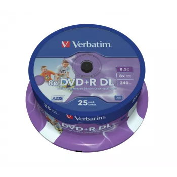 Verbatim 43667 pusta płyta DVD 8,5 GB DVD+R DL 25 szt.