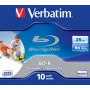 Verbatim BD-R SL 25GB 6x do zadruku 10 szt. w pudełku jubilerskim 10 szt.