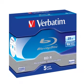 Verbatim 43715 czysta płyta Blu-Ray BD-R 25 GB 5 szt.