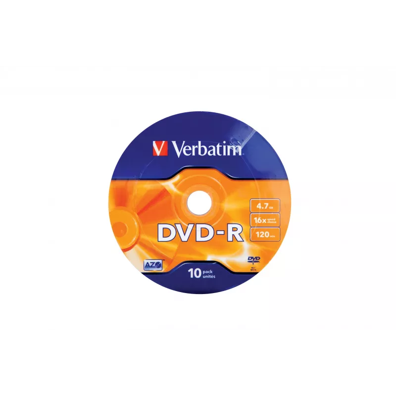 Verbatim DVD-R Matt srebrny 16x 4.7 GB 10 szt.