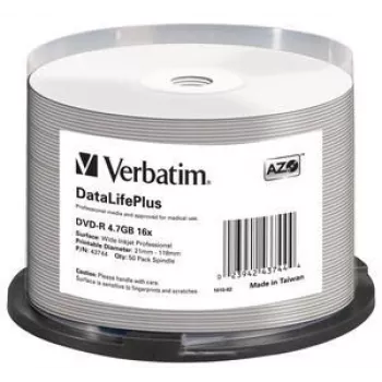 Verbatim DataLifePlus 4.7 GB DVD-R 50 szt.