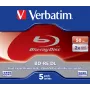 Verbatim BD-RE DL 50GB 2 x 5 szt. w opakowaniu Jewel Case 5 szt.