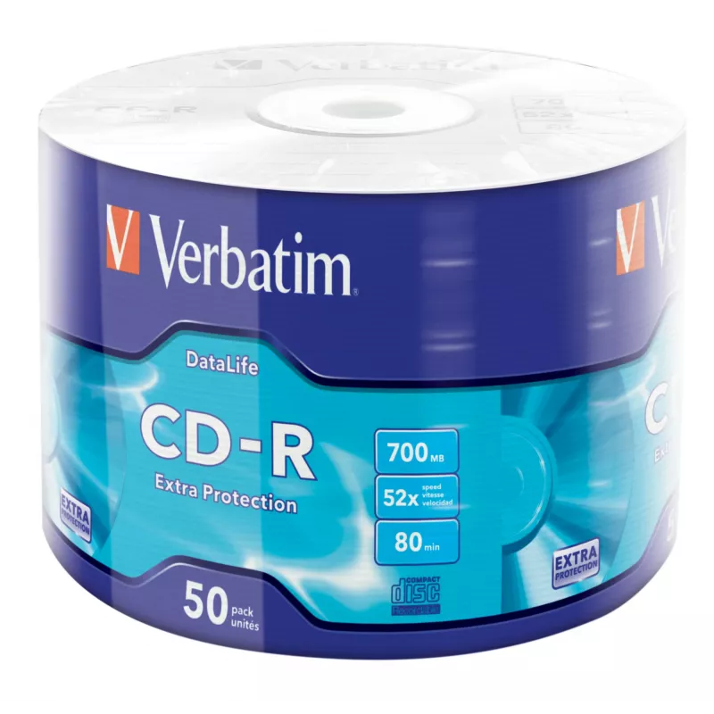 Verbatim CD-R Extra Protection 700 MB 52x 50 szt.