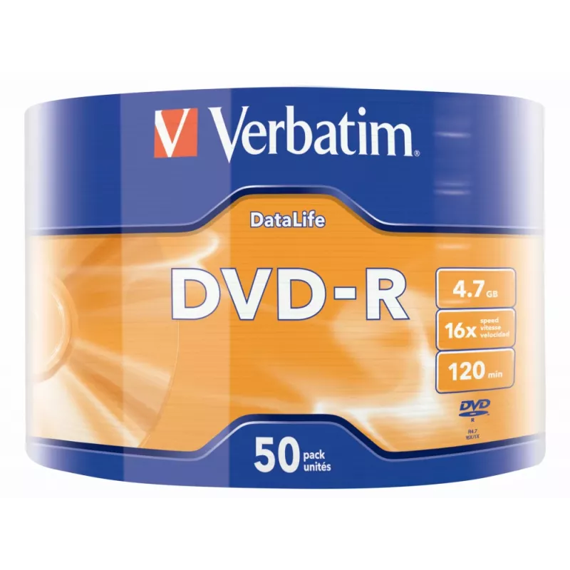 Verbatim 43791 płyta DVD 4,7 GB DVD-R 50 szt.