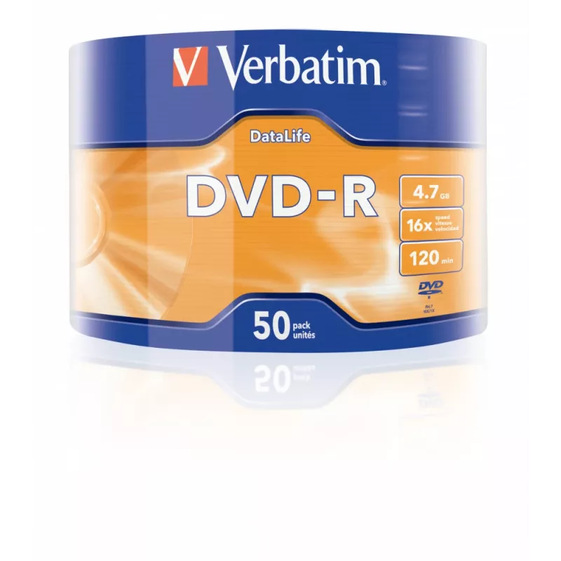 Verbatim 43791 płyta DVD 4,7 GB DVD-R 50 szt.