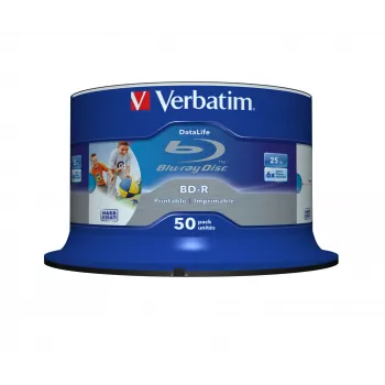Verbatim 43812 czysta płyta Blu-Ray BD-R 25 GB 50 szt.