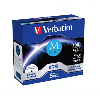BDXL Verbatim MDISC Lifetime archiwalna 100 GB pojedyncza płyta