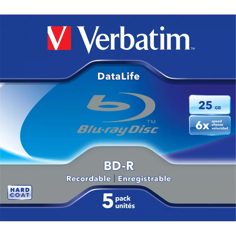 Verbatim DataLife 6x BD-R 25 GB 5 szt.