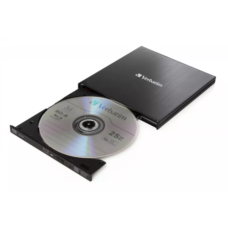 Zewnętrzny cienki napęd optyczny Blu-Ray RW Verbatim 43890