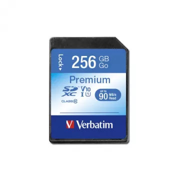 Pamięć Flash Verbatim Premium 256 GB SDXC UHS-I Klasa 10