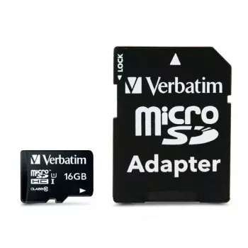 MicroSDHC Verbatim Premium 16 GB Class 10 Czarny