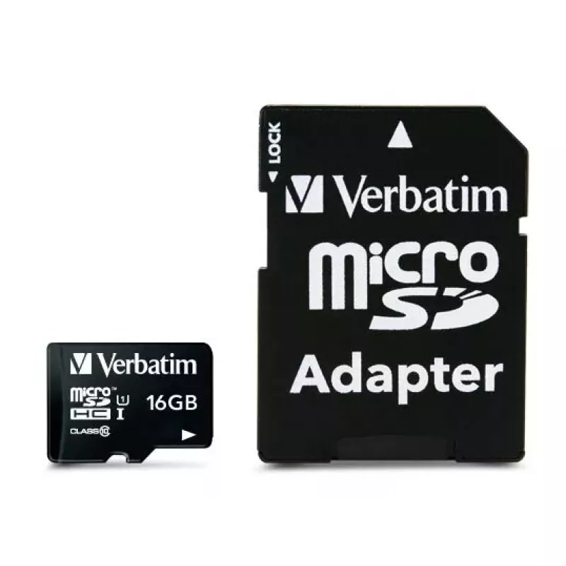 MicroSDHC Verbatim Premium 16 GB Class 10 Czarny