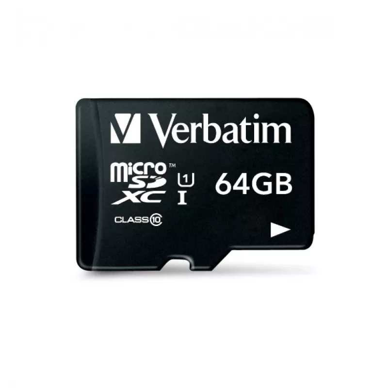 Pamięć Flash Verbatim Premium 64GB MicroSDXC Class 10