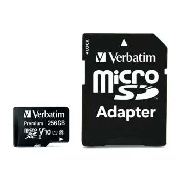 Verbatim Premium U1 256 GB MicroSDXC UHS-I Class 10