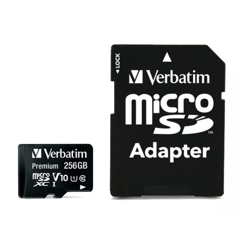 Verbatim Premium U1 256 GB MicroSDXC UHS-I Class 10