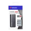 Verbatim Vx500 zewnętrzny dysk SSD USB 3.1 Gen 2 120 GB, 120 GB, USB Type-C, 3.2 Gen 2 (3.1 Gen 2), 500 MB/s, srebrny