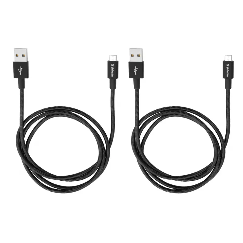 Verbatim 48874 kabel USB USB 3.2 Gen 1 (3.1 Gen 1) 1 m Micro-USB A USB A Czarny