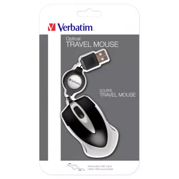 Mysz Verbatim Go Mini Optical Travel USB Type-A