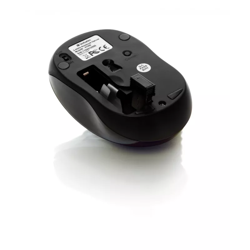 Mysz Verbatim Go Nano biurowa symetryczna RF Wireless 1600 DPI