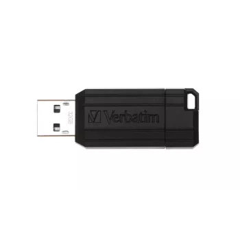 Verbatim PinStripe - pamięć USB 32 GB - czarna, 32 GB, USB Type-A, 2.0, 10 MB/s, suwak, czarna