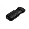 Verbatim PinStripe - pamięć USB 32 GB - czarna, 32 GB, USB Type-A, 2.0, 10 MB/s, suwak, czarna
