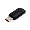 Verbatim PinStripe - Pamięć USB 64 GB - Czarny, 64 GB, USB Typ-A, 2.0, 10 MB/s, Wsuwana, Czarny