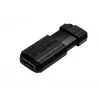 Verbatim PinStripe - Pamięć USB 64 GB - Czarny, 64 GB, USB Typ-A, 2.0, 10 MB/s, Wsuwana, Czarny
