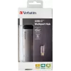 Verbatim 49140 stacja dokująca/replikator portów USB 3.2 Gen 1 (3.1 Gen 1) Type-C