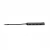 Verbatim 49142 stacja dokująca/replikator portów do laptopa USB 3.2 Gen 1 (3.1 Gen 1) Type-C Czarny, Srebrny