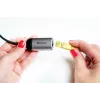 Verbatim 49146 stacja dokująca/replikator portów USB 3.2 Gen 1 (3.1 Gen 1) Type-C Czarny, Srebrny