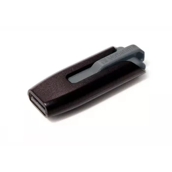 Verbatim V3 - USB 3.0 Drive 64 GB - Czarny, 64 GB, USB Type-A, 3.2 Gen 1 (3.1 Gen 1), Capless, Czarny, szary