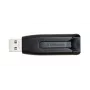 Verbatim V3 - USB 3.0 Drive 128 GB - Czarny, 128 GB, USB Type-A, 3.2 Gen 1 (3.1 Gen 1), 80 MB/s, Slide, Czarny