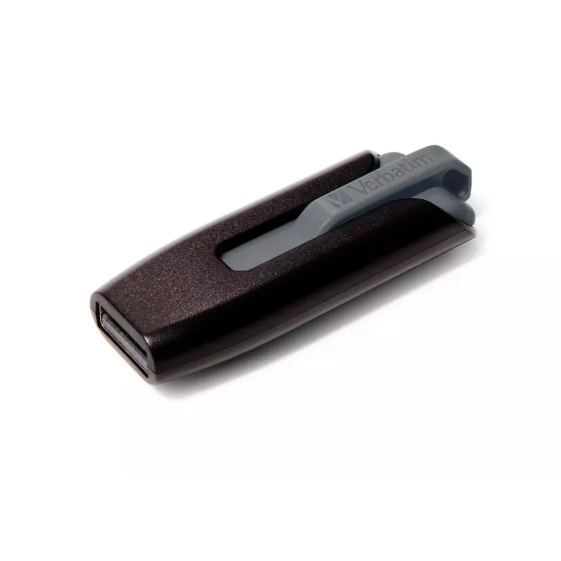 Verbatim V3 - USB 3.0 Drive 128 GB - Czarny, 128 GB, USB Type-A, 3.2 Gen 1 (3.1 Gen 1), 80 MB/s, Slide, Czarny