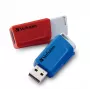 Verbatim Store 'n' Click - napęd USB 2.0 3.2 GEN1 - 2x32 GB - czerwony/niebieski