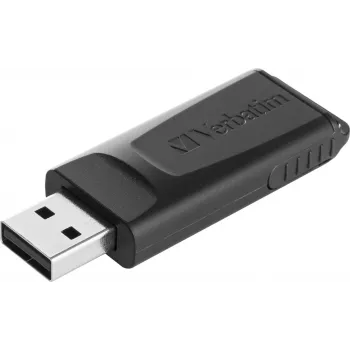 Verbatim Slider - Pamięć USB 128 GB - Czarny